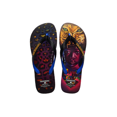 CHINELO HAVAIANAS GERANDO FALCÕES PRETO 43/44