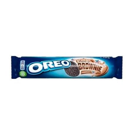 Biscoito tubo oreo chocolate brownie 154g