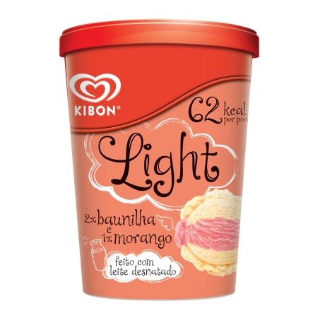 Sorvete kibon 1l light baun/mor