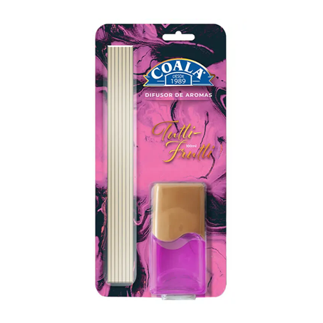 DIFUSOR AROMAS COALA TUTTI FRUTTI 100ML C/VARETA
