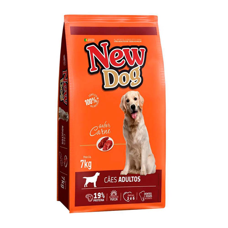 Ração para Cães New Dog Embalagem 7Kg