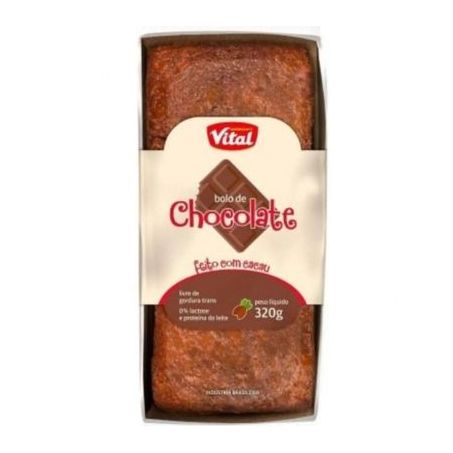 Bolo Vital Chocolate Zero Lactose 320g