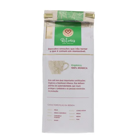 Café Moído 3 Corações Rituais Orgânico 250g 360-2