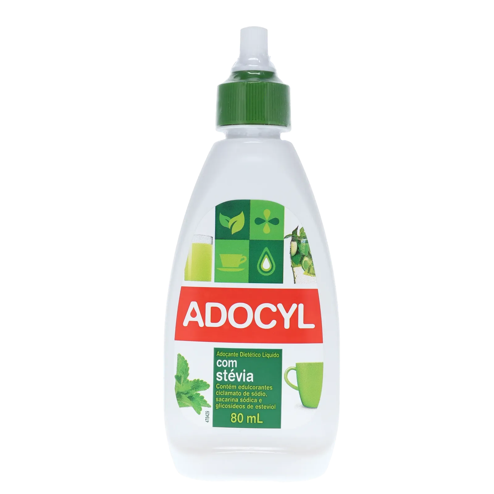 Adoçante Adocyl 80ml - Stevia