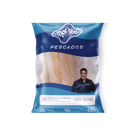 Peixe File Merluza Mar e Rio 400g Congelado