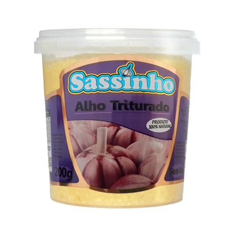 ALHO TRITURADO SEM SAL SASSINHO