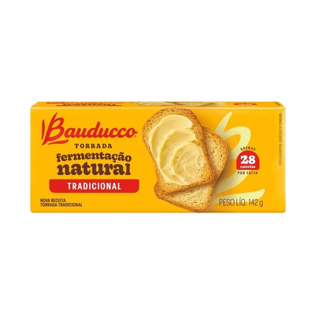 Torrada tradicional bauducco 142g