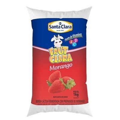 Bebida láctea morango santa clara sch 1l