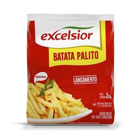 Batata congelada excelsior 2kg