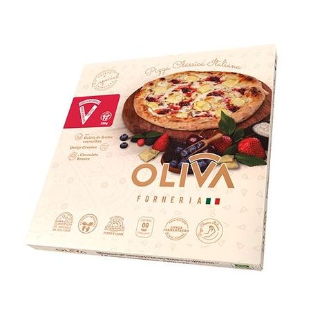 Pizza Oliva 350g - Gourmet - Chocolate com Frutas Vermelhas
