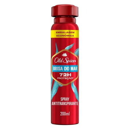 Antitranspirante Old Spice Brisa do Mar 72H de Proteção Frasco Spray 200ml