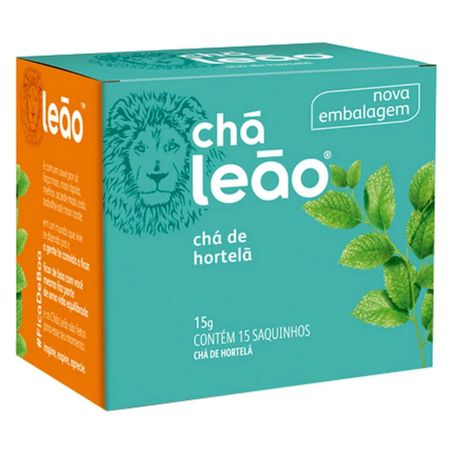 Chá Leão Hortelã Caixa com 10un - 10gr