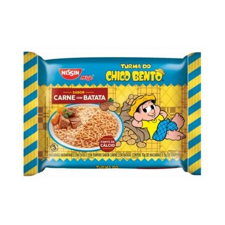 Lamen nissin chico bento carne c/bat 75g