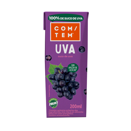 SUCO COM/TEM UVA TP 200ML