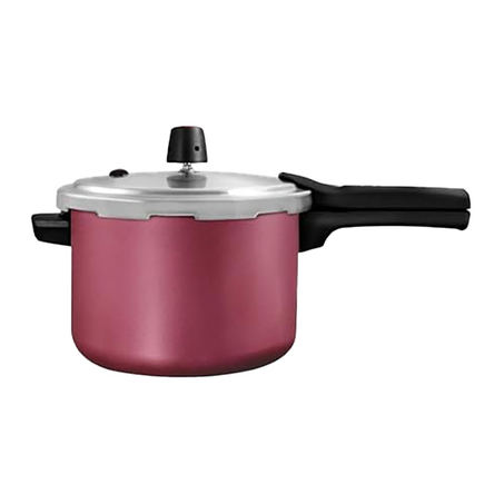 Panela de Pressão Panelux 4,5 Litros - Vermelha - Antiaderente - Ref. 5001785