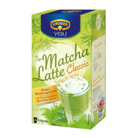 Chá alemão kruger chá verde matcha latte classic 250g
