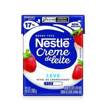 Creme de leite nestlé leve tp 200g