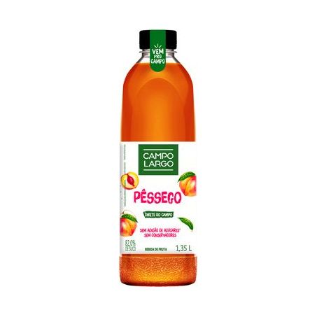 Suco campo largo 1.35ml pet s/a pessego