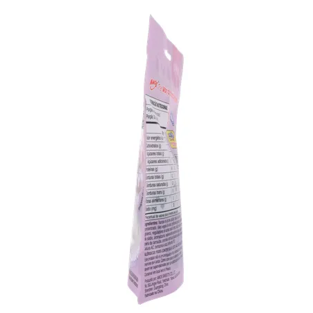 Balas de Gelatina Amos Fruit Gummy Grape Burst Juice Filled Sachê 65gr 360-10