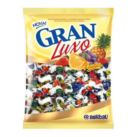 Bala berbau 250g gran luxo frutas