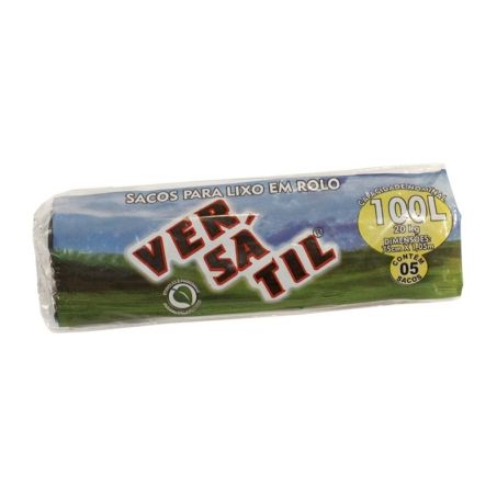 Saco para lixo versátil 100 litros