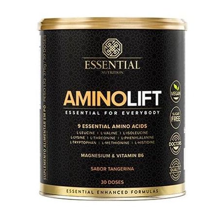 Suplemento aminolift essential tangerina 375g
