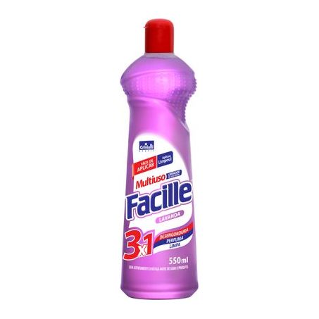 Limpador Facille Multiuso Lavanda Embalagem 550ML