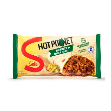 BURRITO SADIA 112G CARNE E FEIJÃO