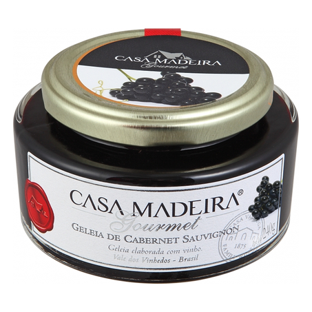 Geleia cabernet sauvignon casa madeira gourmet