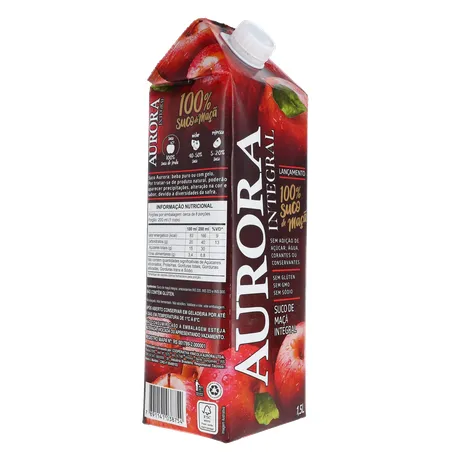 Suco Integral Maça Aurora Cx 1,5l 360-31