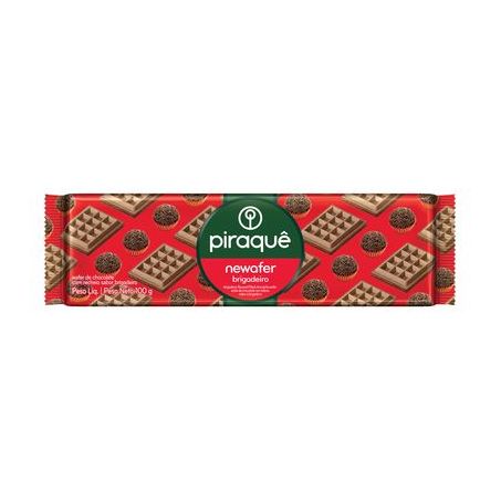 Wafer newafer brigadeiro piraquê 100g