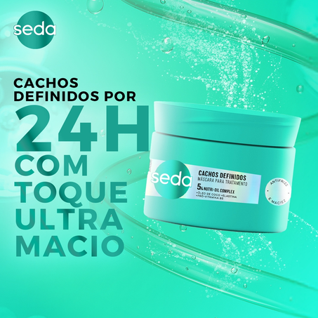 Máscara de Tratamento Seda Cachos Definidos 300g 360-1