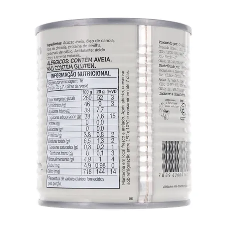 LEITE CONDENSADO DE AVEIA VEGANO NUDE 330G COM ACUCAR 360-17