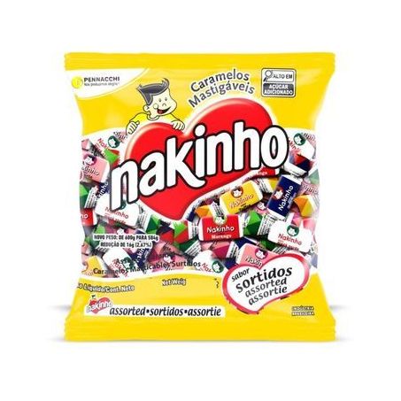 Bala Nakinho 500g Caramelo Sortidos