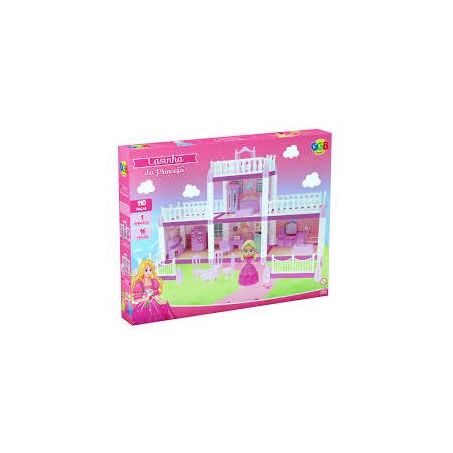 Brinquedo casinha de princesa 110 peças ref.424