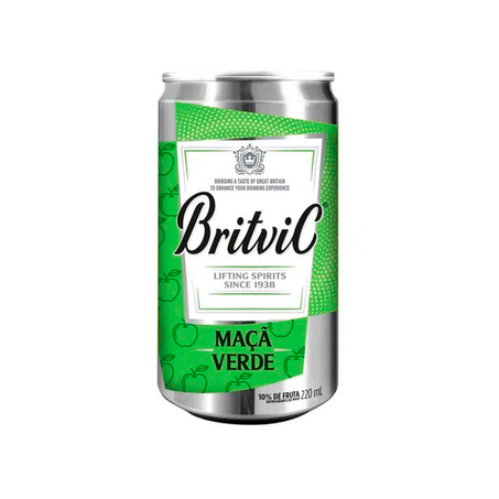 REFRIGERANTE BRITVIC 220ML MACA VERDE 