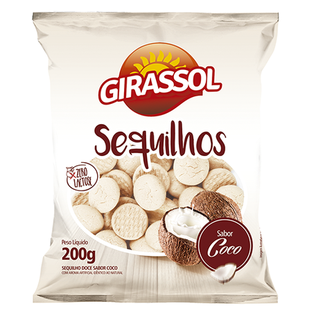 Biscoito rosca seq.girassol coco 200g
