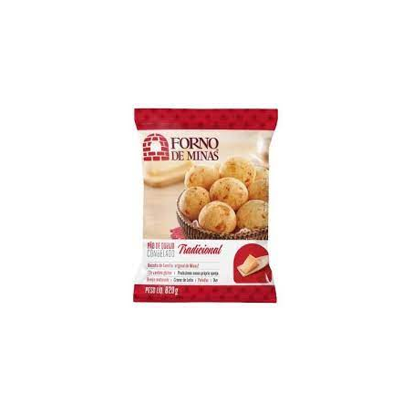 Pão queijo tradicional forno minas cg 820g