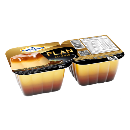 SOBREMESA SANTA CLARA 200G FLAN BAUN/CARAM