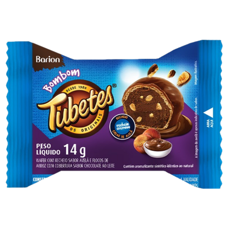 Bombom Barion Tubetes Caixa 168g 
  360-1