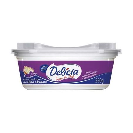 Margarina delicia toque de chef com alho e cebola 250g