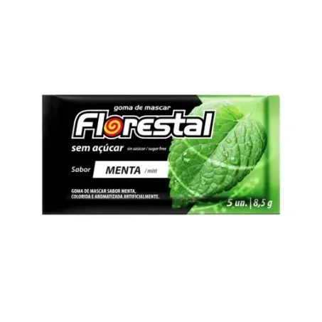 Chiclete Menta Sem Açúcar 8,5g
