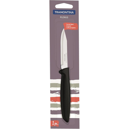 Faca para Legumes Tramontina Plenus 3 - Preta - Ref. 23420/103