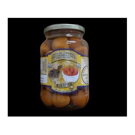 Ovo de codorna defumado gaspar 300g inat