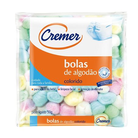 ALGODAO CREMER 50G BOLA COLORIDAS