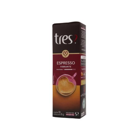 Cápsula 3 Corações Espresso Vibrant C/10 80g 360-3