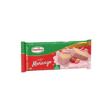 Wafer orquídea morango 100g