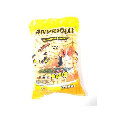 SALGADO DE MILHO ANDRIOLLI QUEIJO 200G