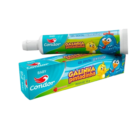 Gel dental condor sem flúor galinha pintadinha 50g
