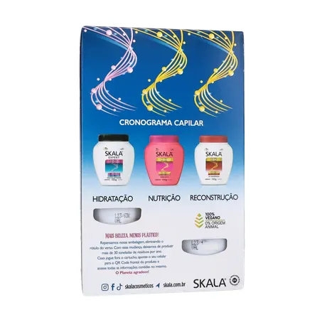 Kit Shampoo + Condicionador 325ml Cada Skala Bomba de Vitaminas Caixa com 2un - 650ml 360-17